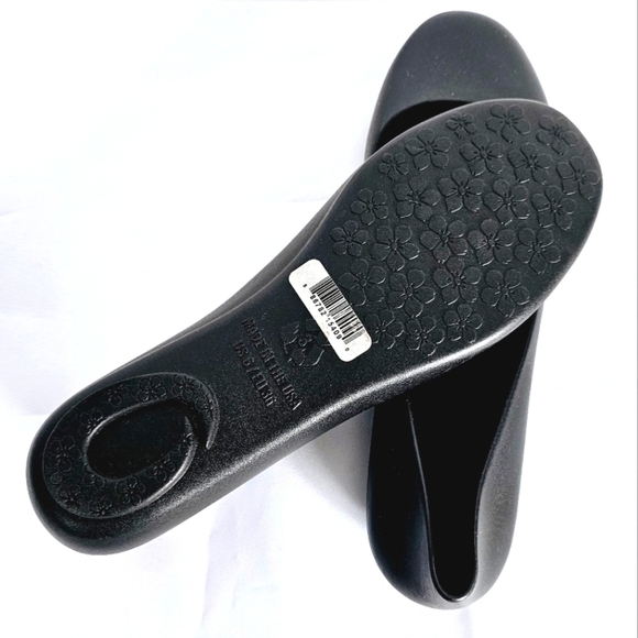 NWOB Okabashi Georgia Black Comfy Round Toe Ballet Women's Flats Size 6 - Picture 5 of 6
